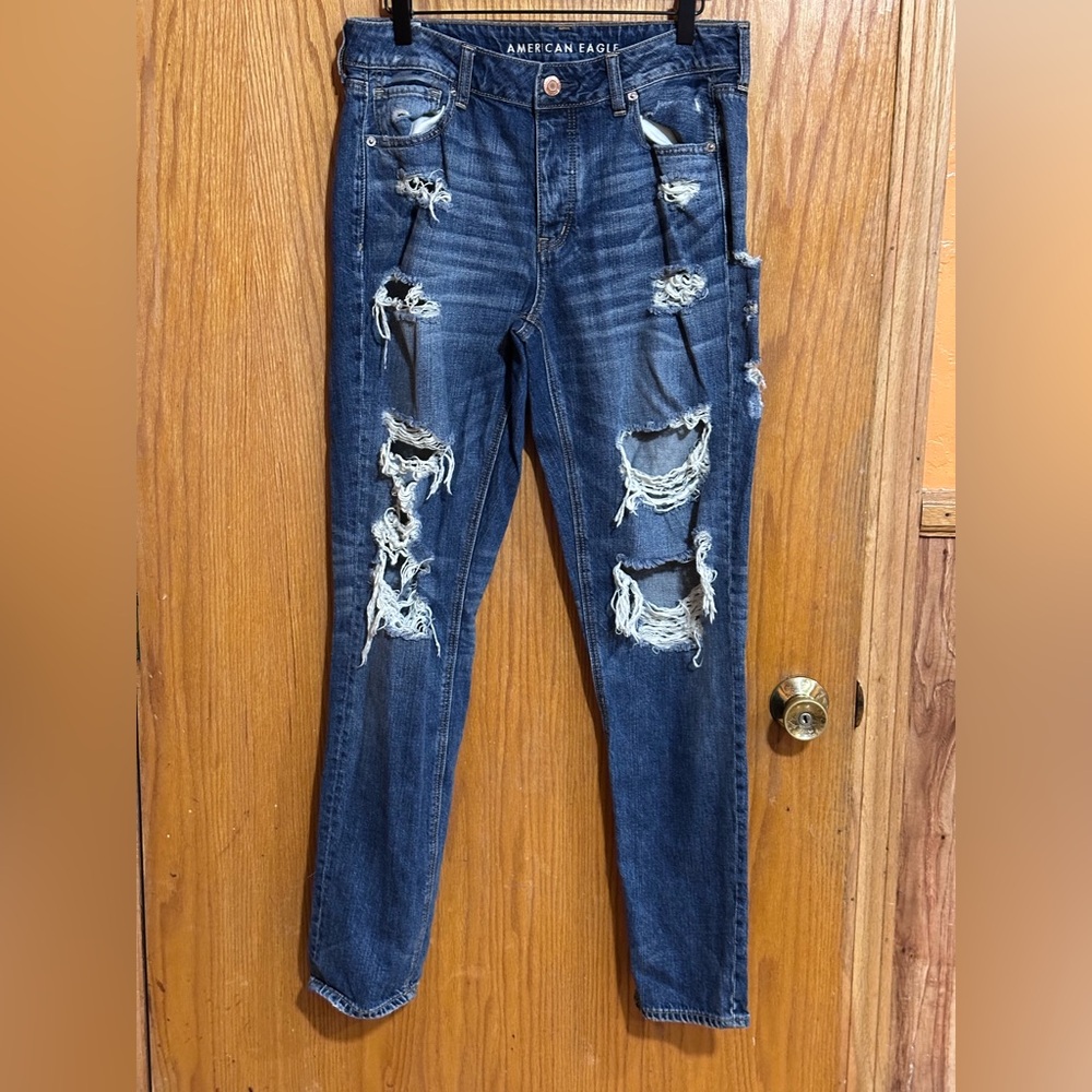American‎ Eagle Tom Girl jeans sz 10 xlong